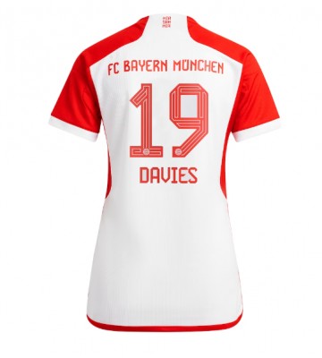 Bayern Munich Alphonso Davies #19 Hemmatröja Dam 2023-24 Kortärmad